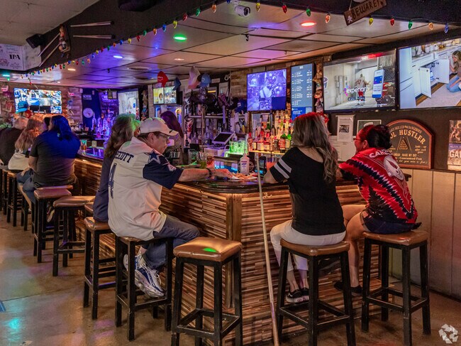 Gabby’s Sports Bar is a great place to hangout near Whitman Park.