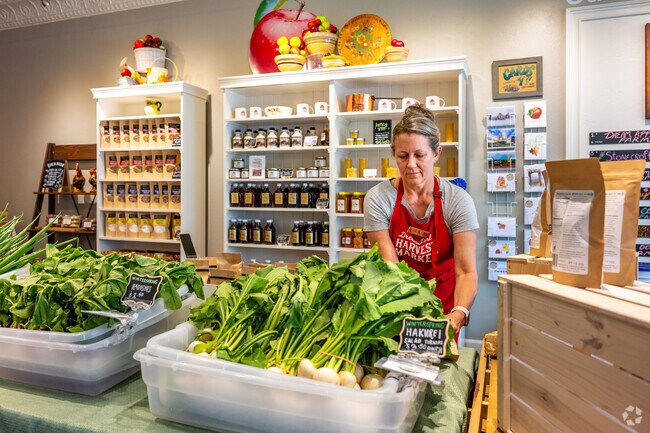 Stop in at DreamPort Harvest Market to purchase all locally made produce and goods.