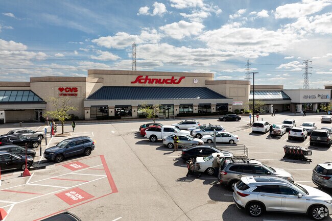 Overland residents visit Overland Plaza for their groceries at Schnucks.