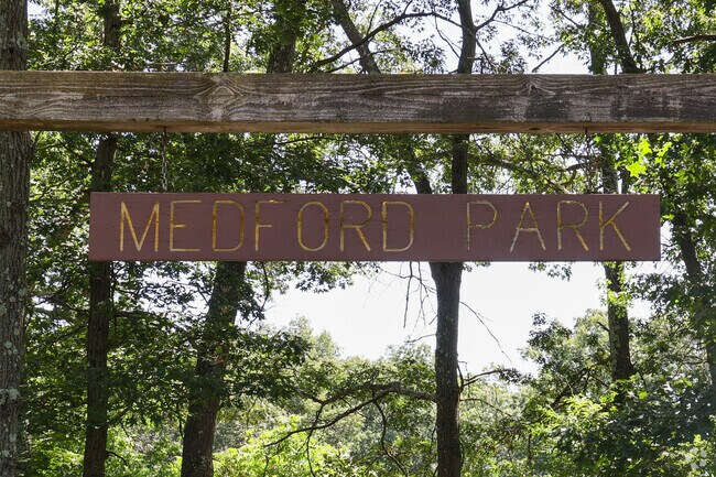 Medford Park is a 4.4-acre park located in the Green Acres neighborhood of Manchester.