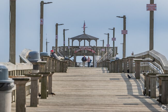 Little River families like to go to the Cherry Grove Fishing Pier for outdoor activities.