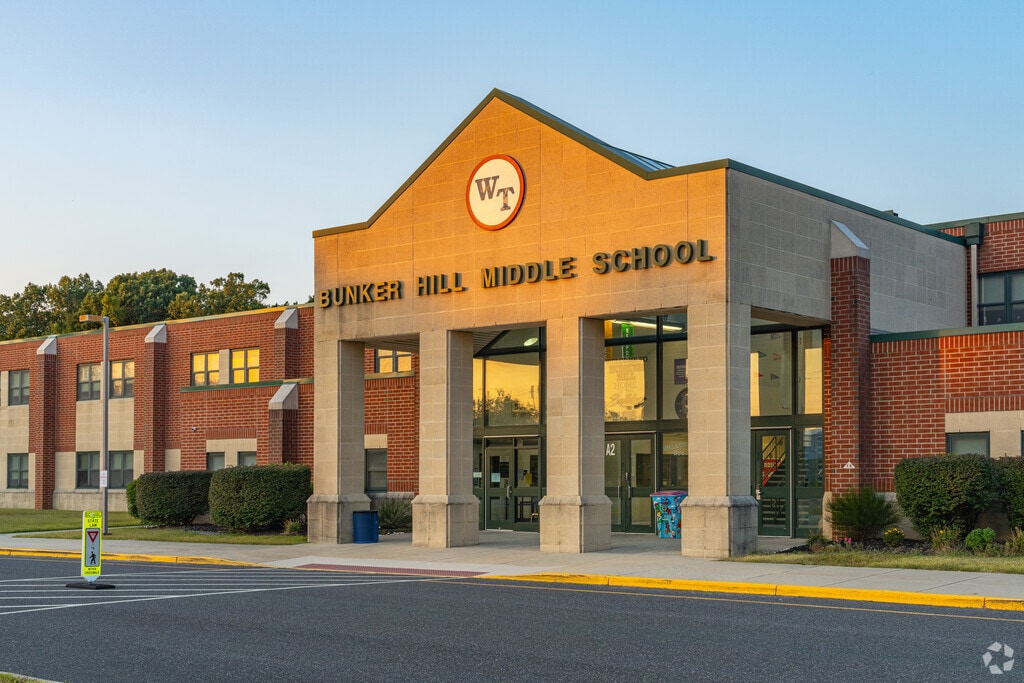 Bunker Hill Middle School houses 608 students in grades 6-8.