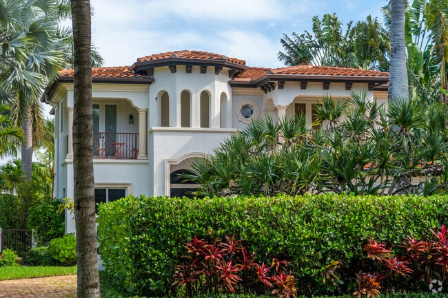 Large Mediterranean-influenced single-family home by North Park in Golden Beach.