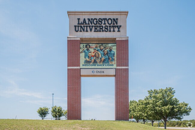 Langston was founded as a Black settlement and is home to a historic Black university.