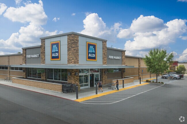 Aldi offers residents quality groceries in the South Wible Orchard neighborhood.