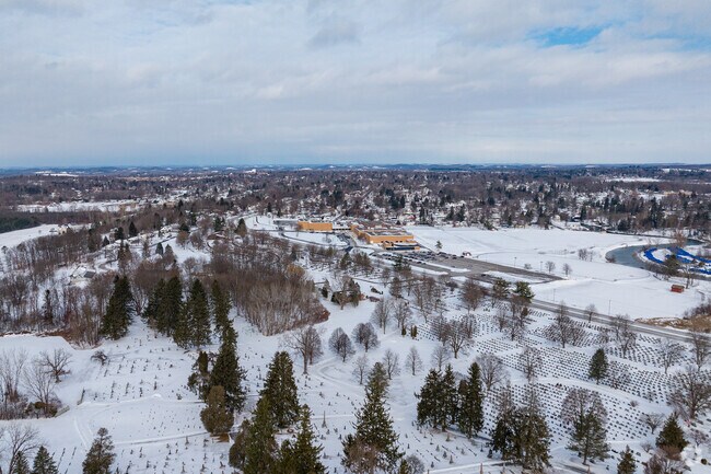 Auburn High School sits on the outskirts of Aurburn, NY.