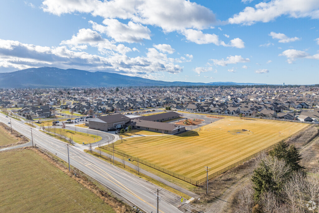 Greensferry Elementary is located off of a main arterial road.