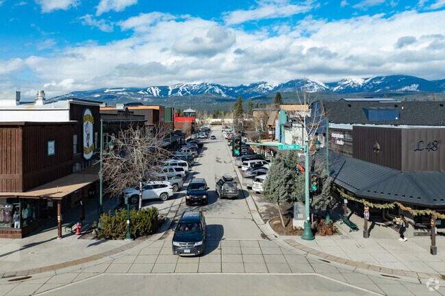 Downtown Whitefish shops and eateries are found along Central Avenue.