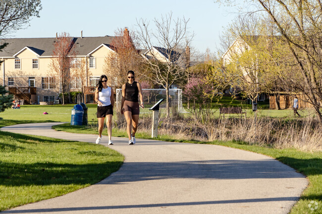 Locals can enjoy a walk in the park along a pond and wetlands in Bloomingdale.