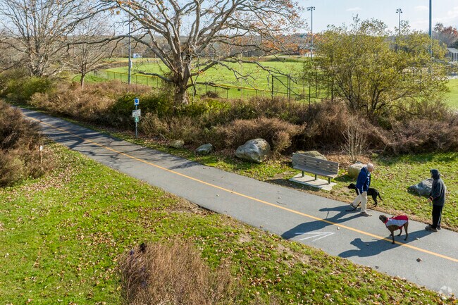South Kingstown Recreation Center features baseball fields, a dog run, and accessible trails.