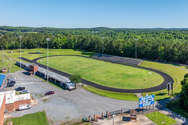 Albemarle High is a hub of activity for the community on Friday nights.