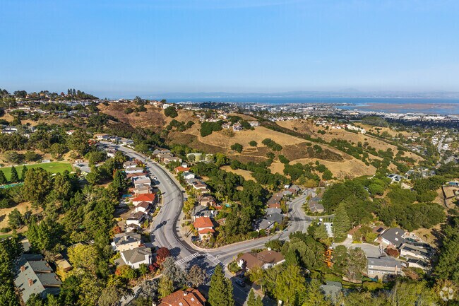 The roads form a unique landscape creating winding views in Beverly Terrace.