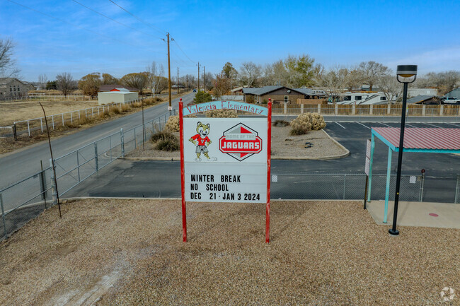 Front sign at Valencia Elementary School.