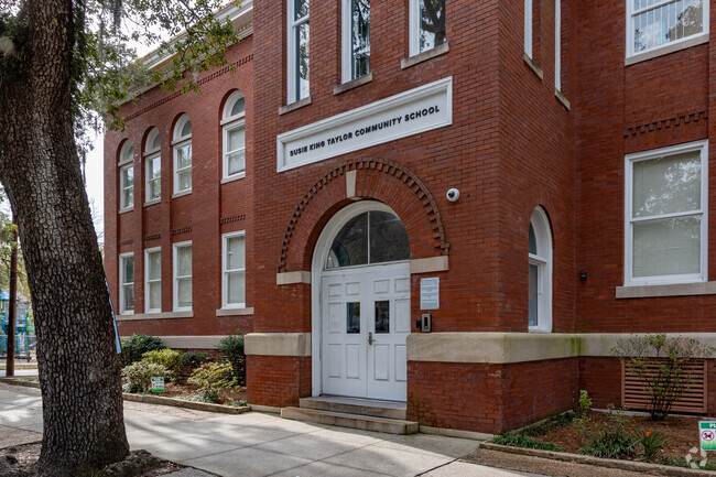 Susie King Taylor Community School is located in a historic building.