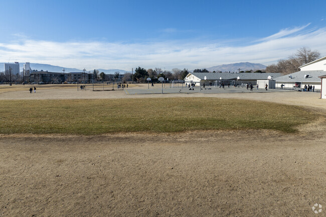 The basketball courts at George L Dilworth Middle School.