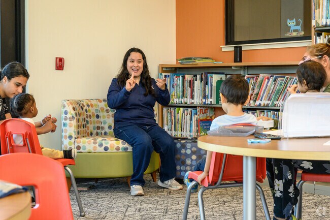 The Pierre Moran branch of the Elkhart library provides programming in English and Spanish.