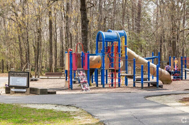 Wannamaker Playground in North Charleston has a fun playground for families to enjoy.