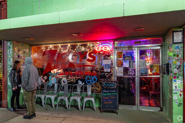Ziggy's is a downtown Ypsilanti bar and music venue just a short drive from Nancy Park.