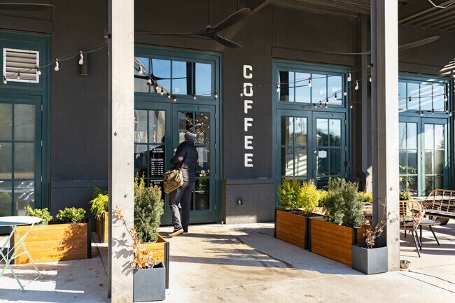 Bellwood Coffee in Riverside is a popular spot for Whittier Mill Village locals to gather.