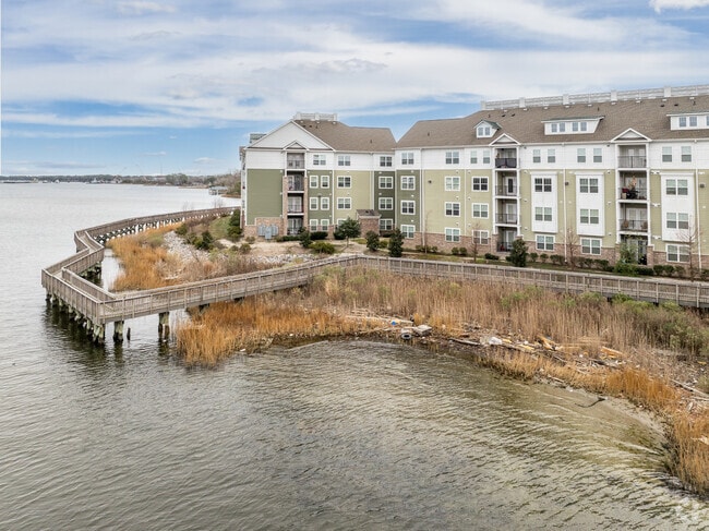 New developments rise in Campostella, a neighborhood on low-lying areas in Norfolk.