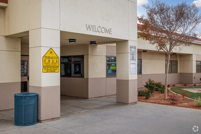 A welcoming entrance is seen at Sunnymead Elementary School in Moreno Valley.