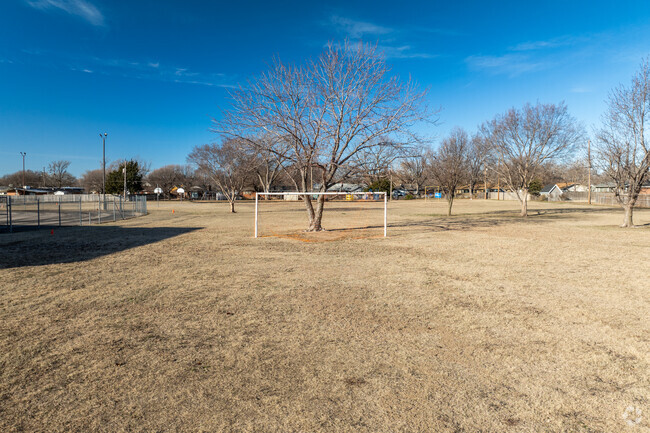 There is a small soccer field at Gateway Alternative Program.