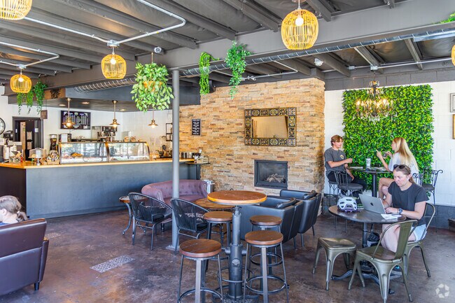 Enjoy some handcrafted specialty coffee drinks at Cedar House Coffee in Shadow Mountain.