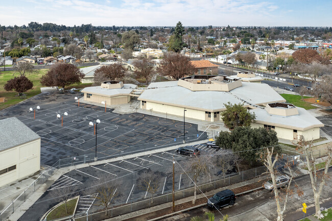 The campus of Muir Elementary School in Fresno.