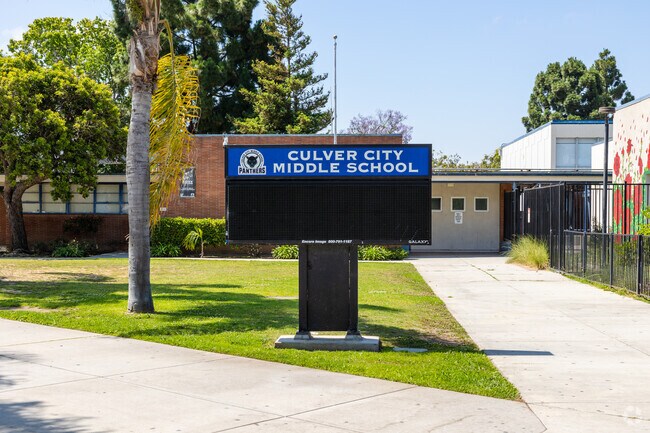 Culver City Middle School, home of the Panthers, serves local students with pride.