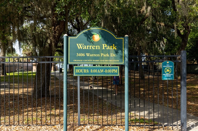 Warren Park is a popular spot for outdoor, family fun in the Lake Conway neighborhood.