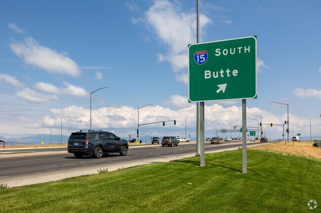 Interstate 15 southbound offers quick access from North East Helena to Butte and beyond.