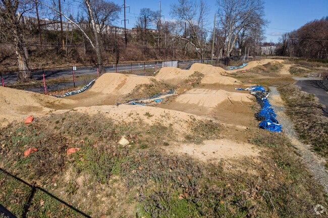 Philly Pumptrack is a BMX track that’s free to the Wynnefield public.