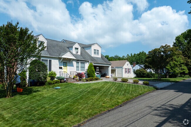 Blissful curb appeal lines the streets of Rosedale.