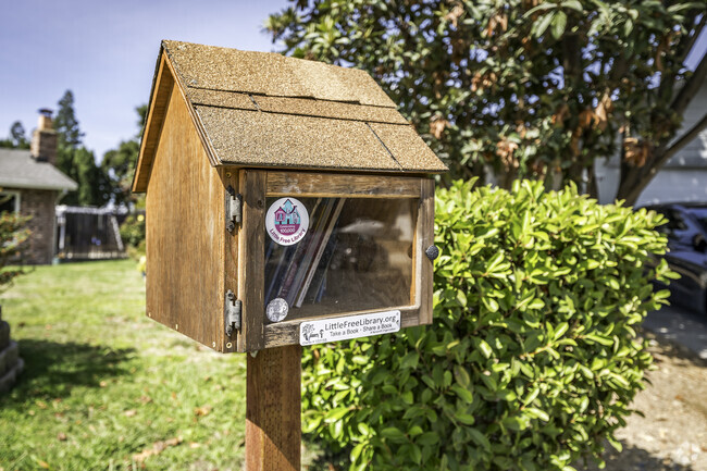In Kirkland Place, you will find these Little Free Libraries to share books.