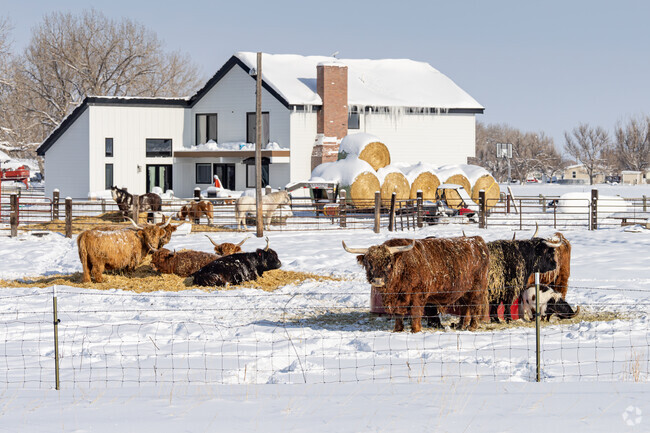 The farms and livestock in Shepherd have become accustomed to the sub-zero temperatures.