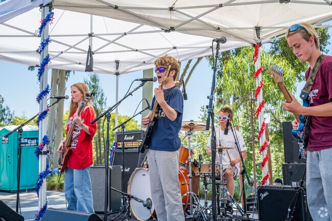 Music events around Marina Hills entertain residents in the summer months.