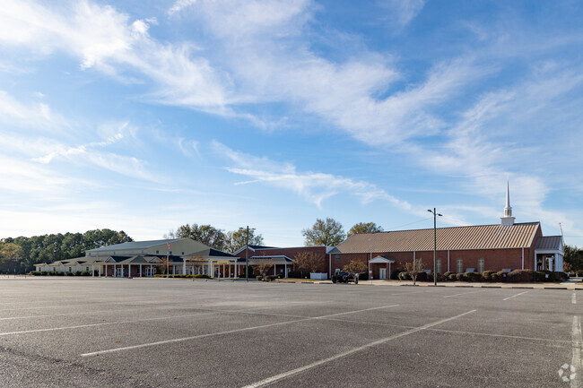 Calvary Christian Academy features ample parking.