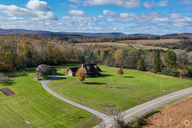 Large home lots and mountain views are found in the Cogan House neighborhood.