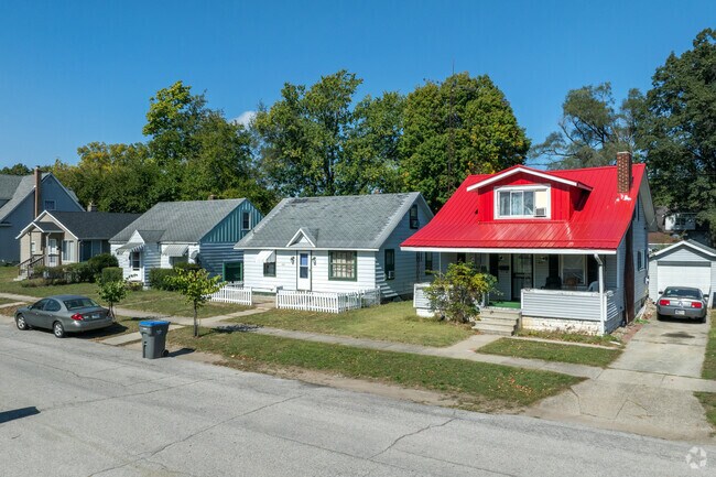 Hudson-Sterling can be recognized by a few iconic homes with red roofs.