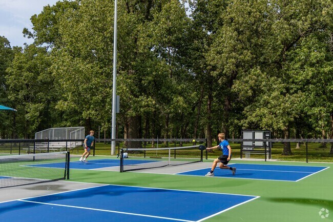 Locals love playing Pickleball at the Bob Noble Park courts in Northside.