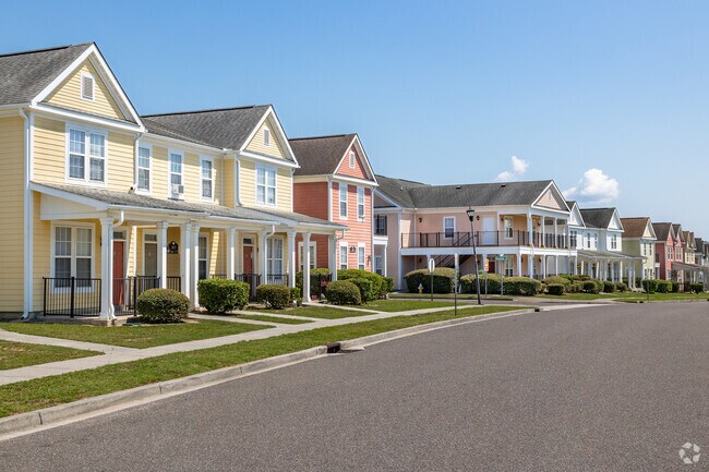 Spacious homes with shaded porches are a common find in Charleston Heights.