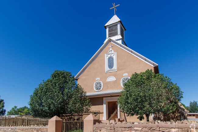 The Our Lady of Los Remedios Church is the center point of Galisteo and a beloved building.