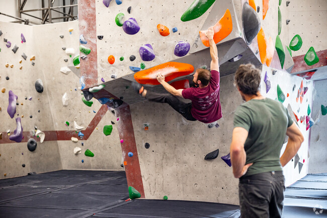 Learn the art of bouldering at Osana Gym just blocks from your home in Collister.