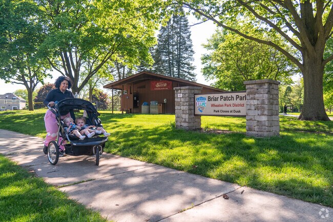 Briar Patch Park welcomes families in Wheaton's North Danada.