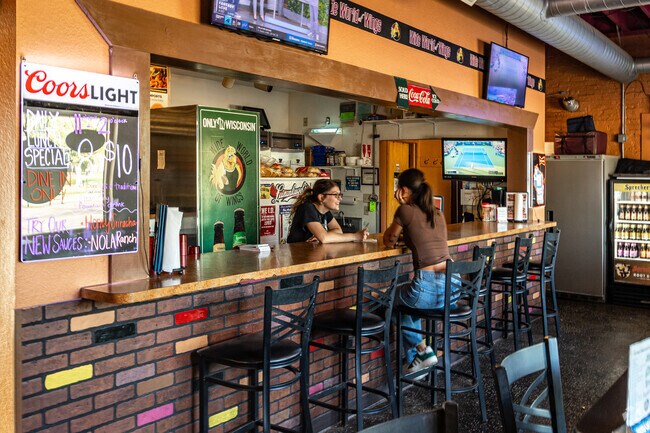 Wide World of Wings is a casual restaurant that features over 35 flavors of wings.