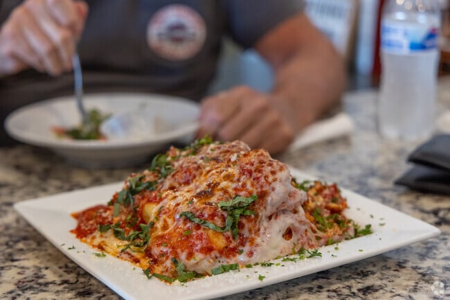 The Monster Lasagna at Nate's Italian Kitchen is a showstopper, near Carson Corner.
