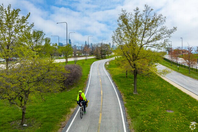 The Lakeshore Trail is a great place for South Commons residents to unwind.