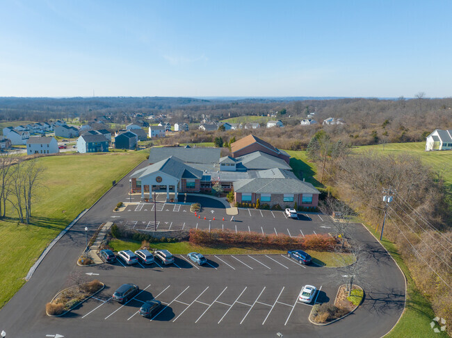 There is plenty of parking space within the schools parking lot.