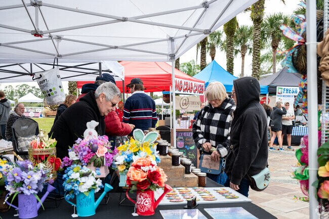 Hidden Lake residents head to The Pavilion on Saturdays for the Port Orange Farmers Market.