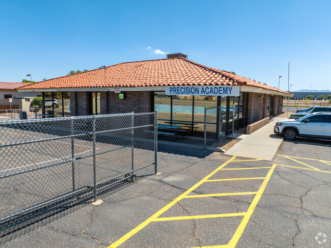 Precision Academy is gated to provide extra security for its students and put parents at ease.